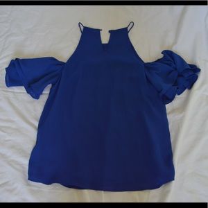 Cold shoulder blouse
